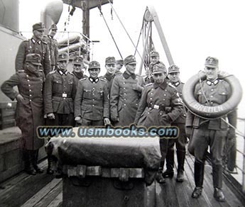 RAD men on transport ship “Adler”